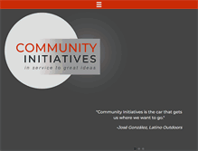 Tablet Screenshot of communityin.org